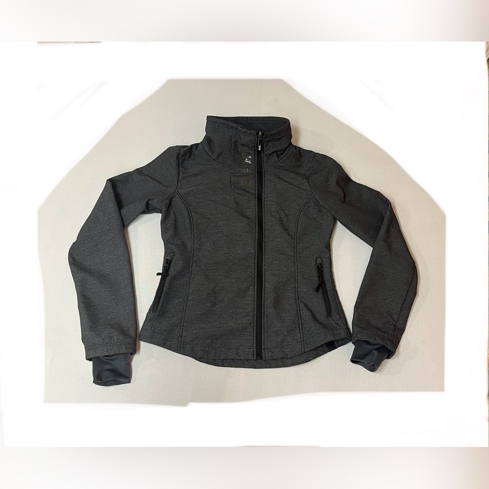 Bench Full Zip Form Fitting Grey Fall Jacket - 6-8